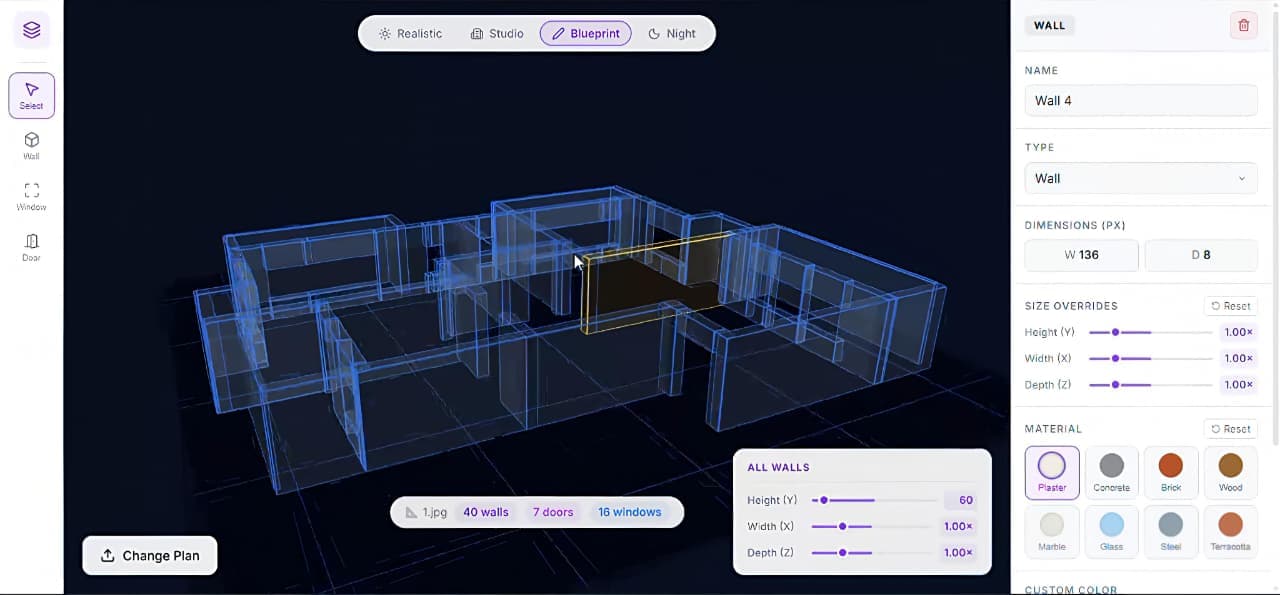 2D to 3D demo preview